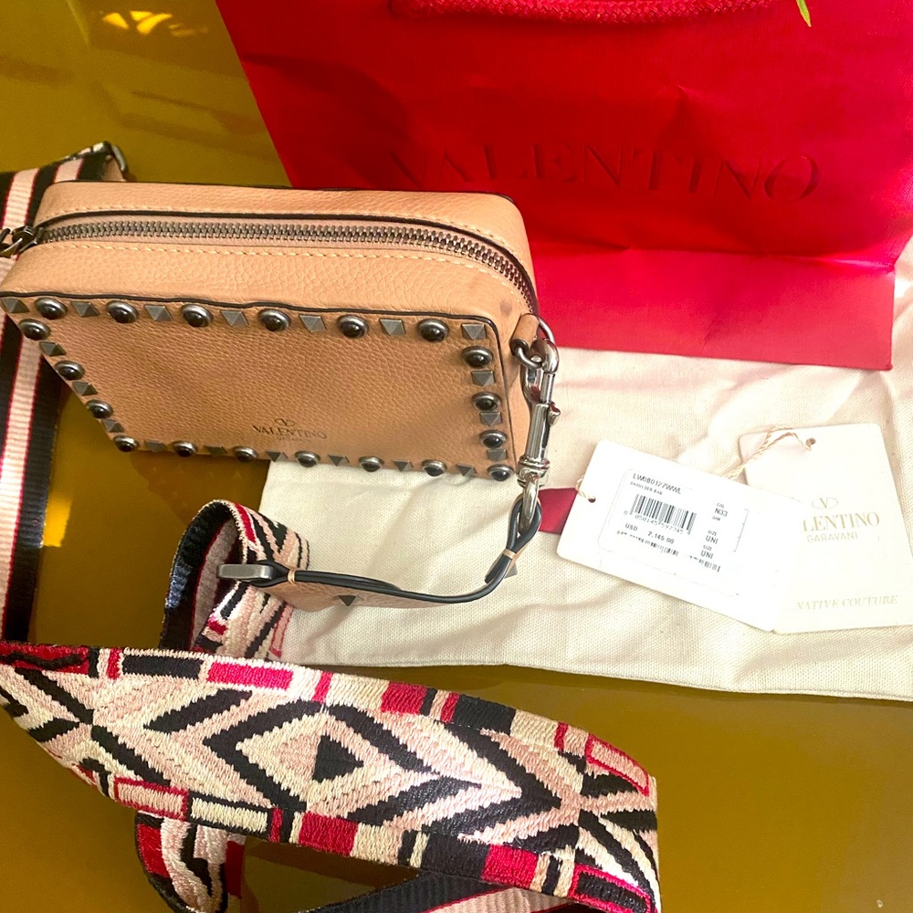 Valentino Rockstud, authentic crossbody/clutch